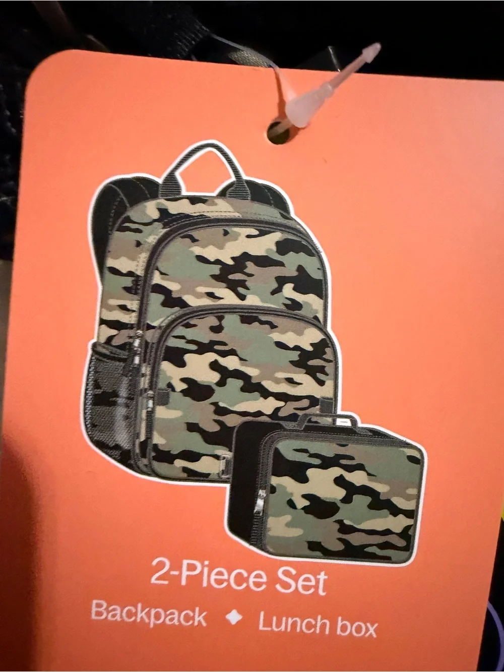 Wonderkids Camo Backpack in Green, Brown, Black